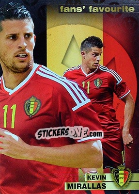 Sticker Kevin Mirallas - #Tousensemble Road to France 2016 n. 139 - Panini