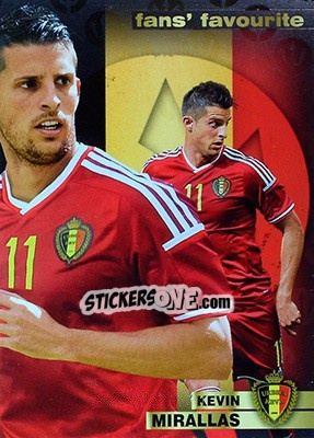 Cromo Kevin Mirallas - #Tousensemble Road to France 2016 - Panini