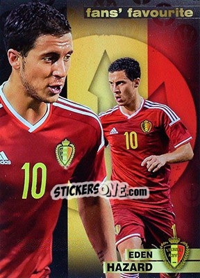 Sticker Eden Hazard - #Tousensemble Road to France 2016 - Panini