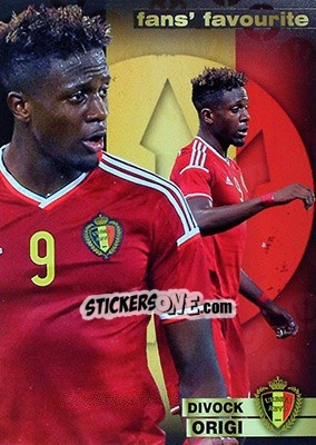 Sticker Divock Origi - #Tousensemble Road to France 2016 - Panini