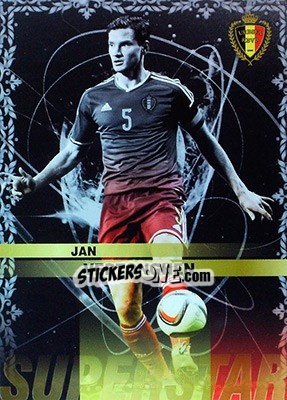 Sticker Jan Vertonghen - #Tousensemble Road to France 2016 n. 147 - Panini