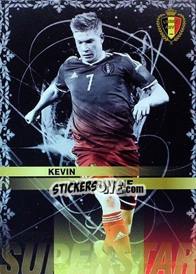 Sticker Kevin De Bruyne - #Tousensemble Road to France 2016 n. 154 - Panini