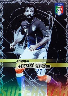 Sticker Andrea Pirlo - #Tousensemble Road to France 2016 - Panini