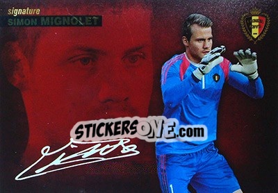 Sticker Simon Mignolet - #Tousensemble Road to France 2016 n. 165 - Panini