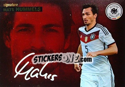 Cromo Mats Hummels - #Tousensemble Road to France 2016 - Panini