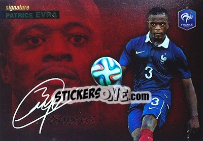 Sticker Patrice Evra - #Tousensemble Road to France 2016 n. 174 - Panini