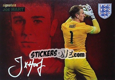 Sticker Joe Hart - #Tousensemble Road to France 2016 n. 177 - Panini