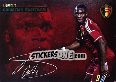 Sticker Christian Benteke - #Tousensemble Road to France 2016 - Panini