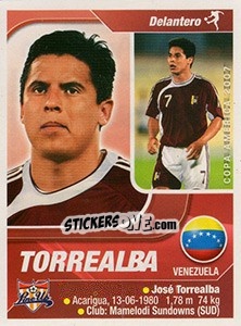 Sticker Torrealba - Copa América. Venezuela 2007 n. 42 - Navarrete