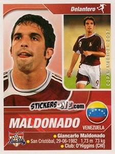 Sticker Maldonado - Copa América. Venezuela 2007 - Navarrete