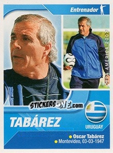 Sticker Tabárez (Entrenador) - Copa América. Venezuela 2007 n. 47 - Navarrete
