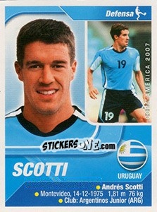Sticker Scotti - Copa América. Venezuela 2007 n. 49 - Navarrete