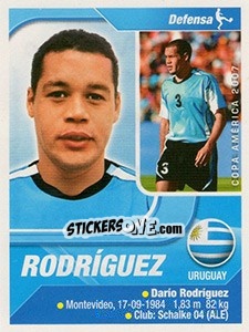 Sticker Dario Rodríguez - Copa América. Venezuela 2007 - Navarrete