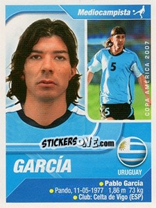 Sticker García - Copa América. Venezuela 2007 - Navarrete