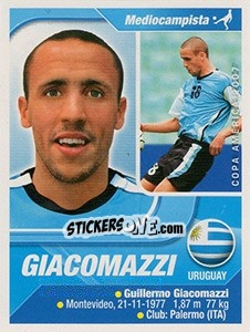 Sticker Giacomazzi - Copa América. Venezuela 2007 - Navarrete