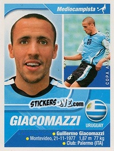 Sticker Giacomazzi - Copa América. Venezuela 2007 n. 54 - Navarrete