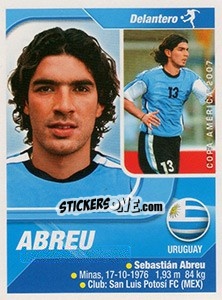 Sticker Abreu - Copa América. Venezuela 2007 - Navarrete