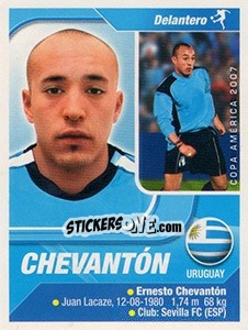 Sticker Chevantón - Copa América. Venezuela 2007 n. 61 - Navarrete