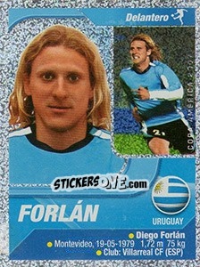 Sticker Forlán - Copa América. Venezuela 2007 - Navarrete
