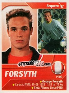 Sticker Forsyth - Copa América. Venezuela 2007 n. 64 - Navarrete