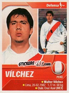 Sticker Vílchez - Copa América. Venezuela 2007 - Navarrete