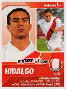 Sticker Hidalgo - Copa América. Venezuela 2007 - Navarrete