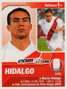 Sticker Hidalgo - Copa América. Venezuela 2007 n. 66 - Navarrete
