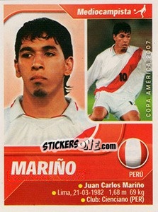 Sticker Mariño - Copa América. Venezuela 2007 n. 69 - Navarrete