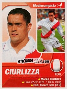 Sticker Ciurlizza - Copa América. Venezuela 2007 - Navarrete