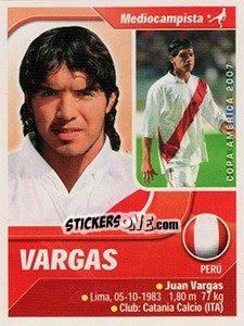 Sticker Vargas - Copa América. Venezuela 2007 - Navarrete