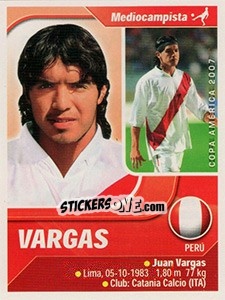 Sticker Vargas - Copa América. Venezuela 2007 n. 72 - Navarrete