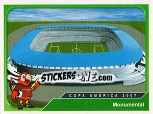 Sticker Estadio Monumental, Maturín - Copa América. Venezuela 2007 n. 3 - Navarrete