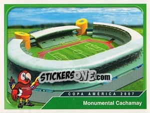 Sticker Estadio Cachamay, Ciudad Bolívar - Copa América. Venezuela 2007 n. 5 - Navarrete