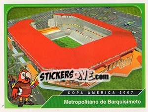 Sticker Estadio Metropolitano, Barquisimeto - Copa América. Venezuela 2007 - Navarrete