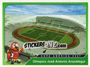 Sticker Estadio Olímpico José Antonio Anzoátegui, Puerto La Cruz - Copa América. Venezuela 2007 n. 9 - Navarrete