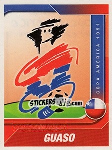 Sticker Guaso 1991 - Copa América. Venezuela 2007 - Navarrete