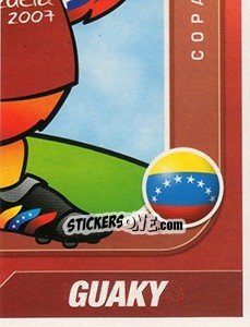 Sticker Guaky 2007 - Copa América. Venezuela 2007 - Navarrete