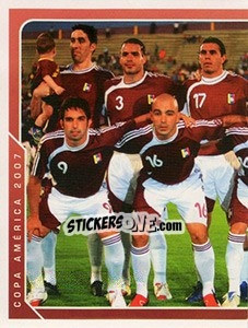 Sticker Equipo Venezuela - Copa América. Venezuela 2007 - Navarrete