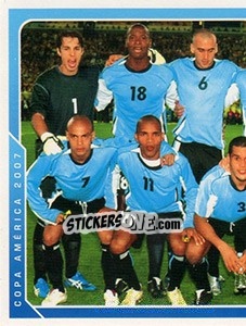 Figurina Equipo Uruguay - Copa América. Venezuela 2007 - Navarrete