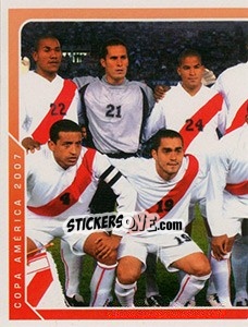 Cromo Equipo Perú - Copa América. Venezuela 2007 - Navarrete