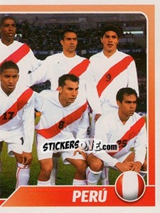 Sticker Equipo Perú - Copa América. Venezuela 2007 - Navarrete
