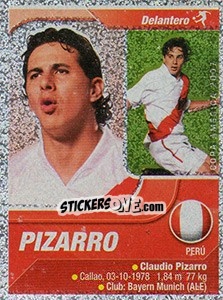 Sticker Claudio Pizarro - Copa América. Venezuela 2007 n. 74 - Navarrete