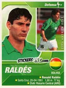 Sticker Radlés - Copa América. Venezuela 2007 - Navarrete