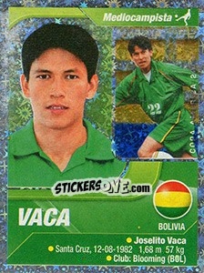 Sticker J.Vaca - Copa América. Venezuela 2007 n. 89 - Navarrete