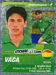 Sticker J.Vaca - Copa América. Venezuela 2007 - Navarrete