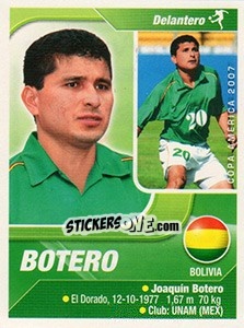 Sticker Botero - Copa América. Venezuela 2007 - Navarrete