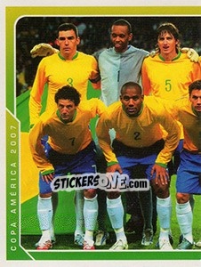 Sticker Equipo Brasil - Copa América. Venezuela 2007 - Navarrete