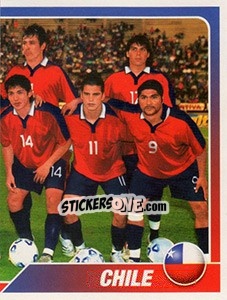 Sticker Equipo Chile - Copa América. Venezuela 2007 - Navarrete