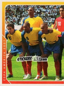 Sticker Equipo Ecuador - Copa América. Venezuela 2007 - Navarrete
