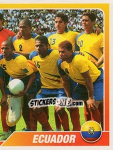 Figurina Equipo Ecuador - Copa América. Venezuela 2007 - Navarrete